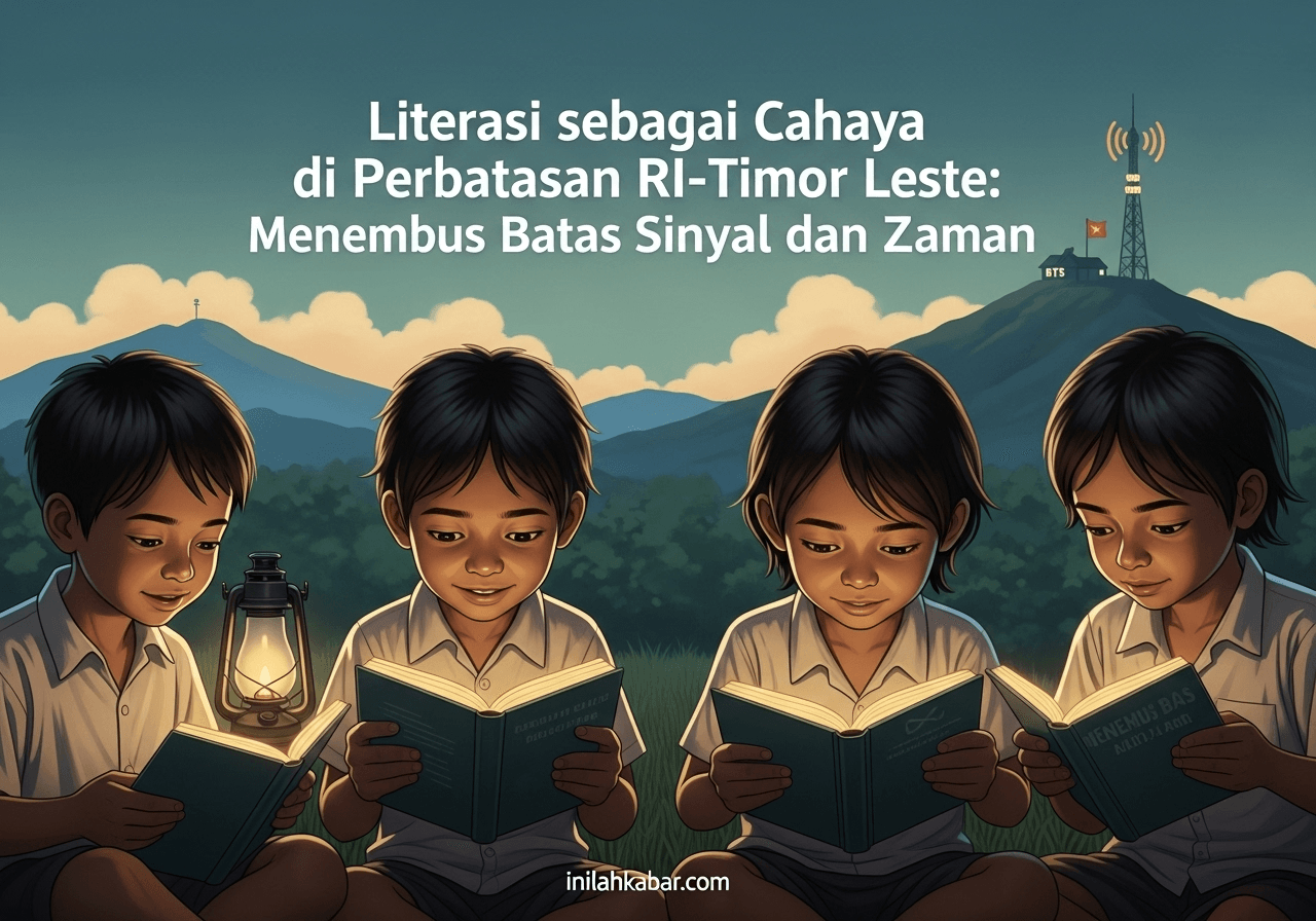 Literasi sebagai Cahaya di Perbatasan RI–Timor Leste: Menembus Batas Sinyal dan Zaman