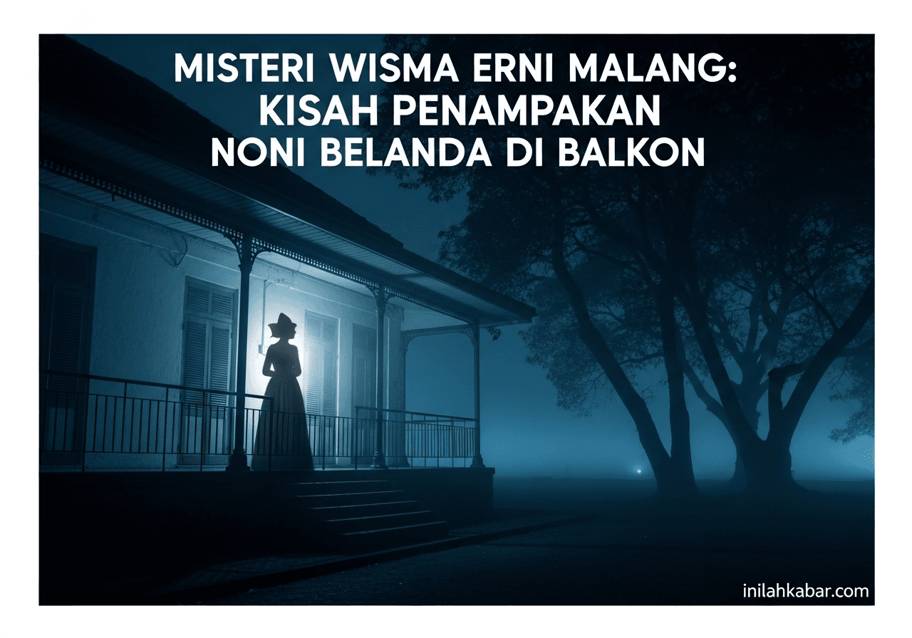 Misteri Wisma Erni Malang: Kisah Penampakan Noni Belanda di Balkon