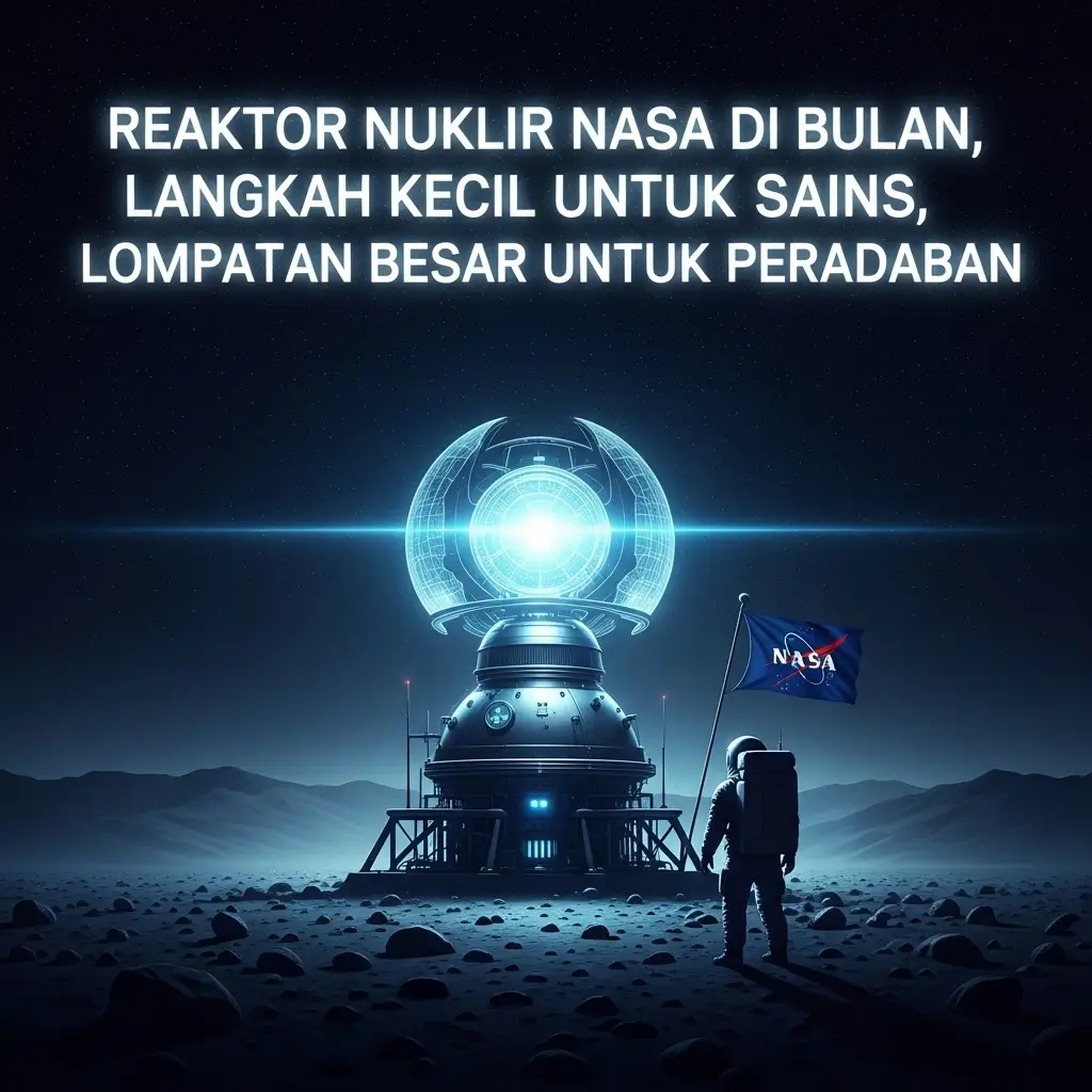 Reaktor Nuklir NASA di Bulan, Langkah Kecil untuk Sains, Lompatan Besar untuk Peradaban