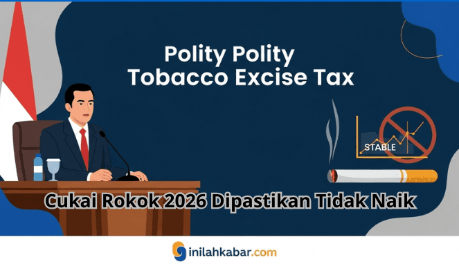 Cukai Rokok 2026 Dipastikan Tidak Naik
