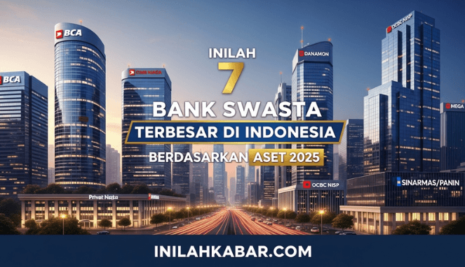 Inilah 7 Bank Swasta Terbesar di Indonesia Berdasarkan Aset 2025