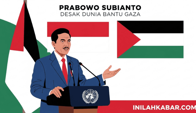 Prabowo Subianto Desak Dunia Bantu Gaza, Tegaskan Komitmen Solusi Dua Negara