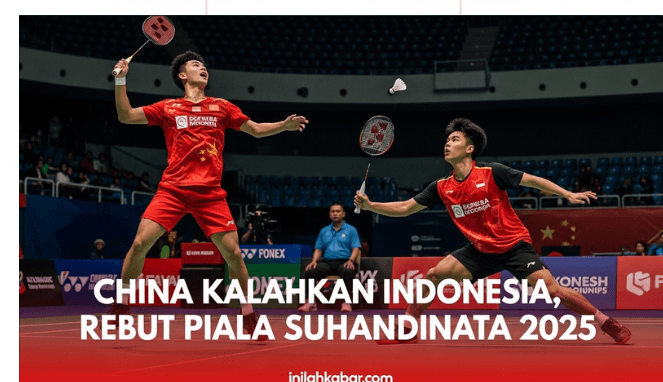 China Kalahkan Indonesia, Rebut Piala Suhandinata 2025