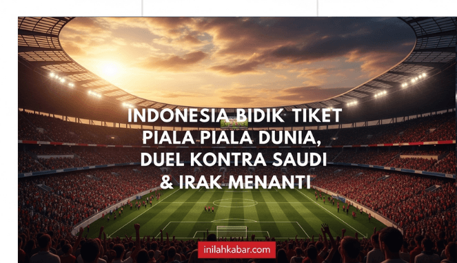 Indonesia Bidik Tiket Piala Dunia, Duel Kontra Saudi & Irak Menanti