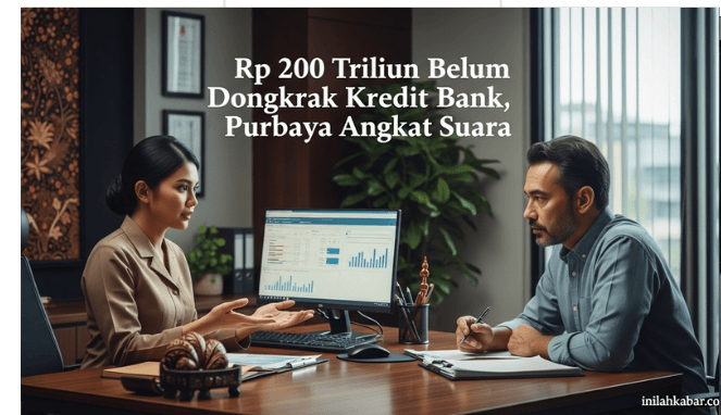 Rp 200 Triliun Belum Dongkrak Kredit Bank, Purbaya Angkat Suara