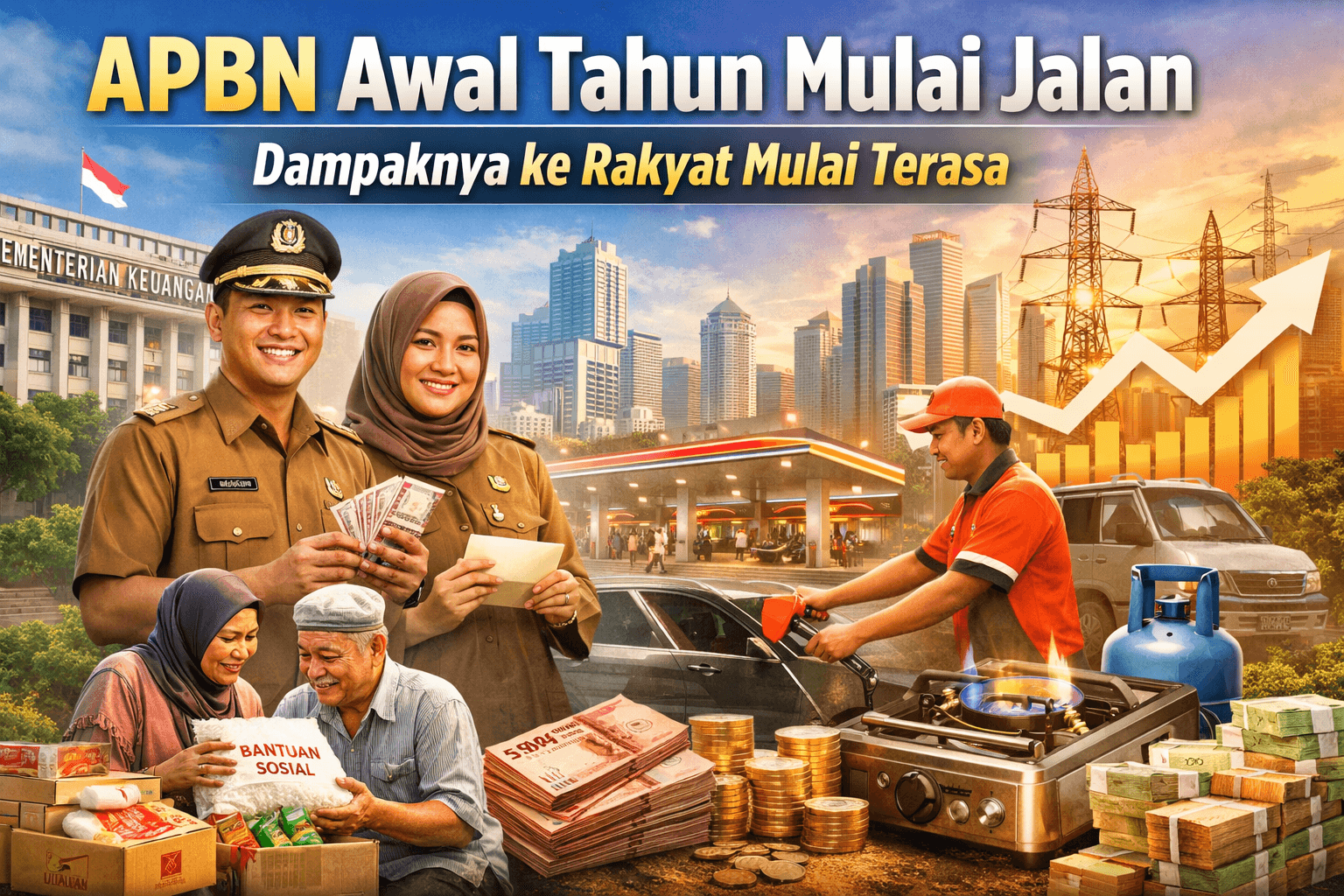 APBN Awal Tahun Mulai Jalan! Ini Fakta Realisasi Belanja Negara & Dampaknya ke Rakyat