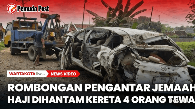 Detik-Detik Mencekam! Kereta Hantam Mobil Jamaah Haji, 4 Nyawa Melayang—Apa yang Sebenarnya Terjadi